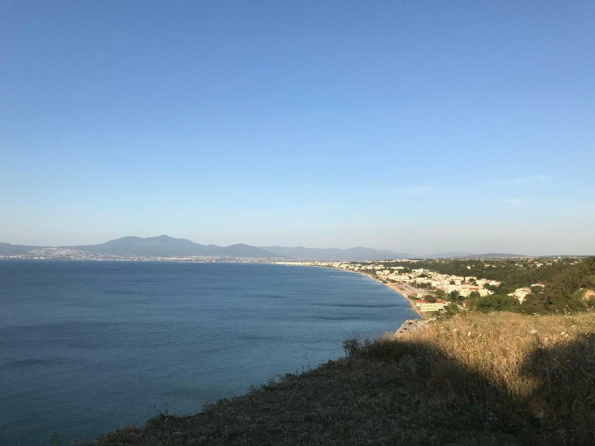 Апартаменты Aegean Studio By The Sea Переа Экстерьер фото