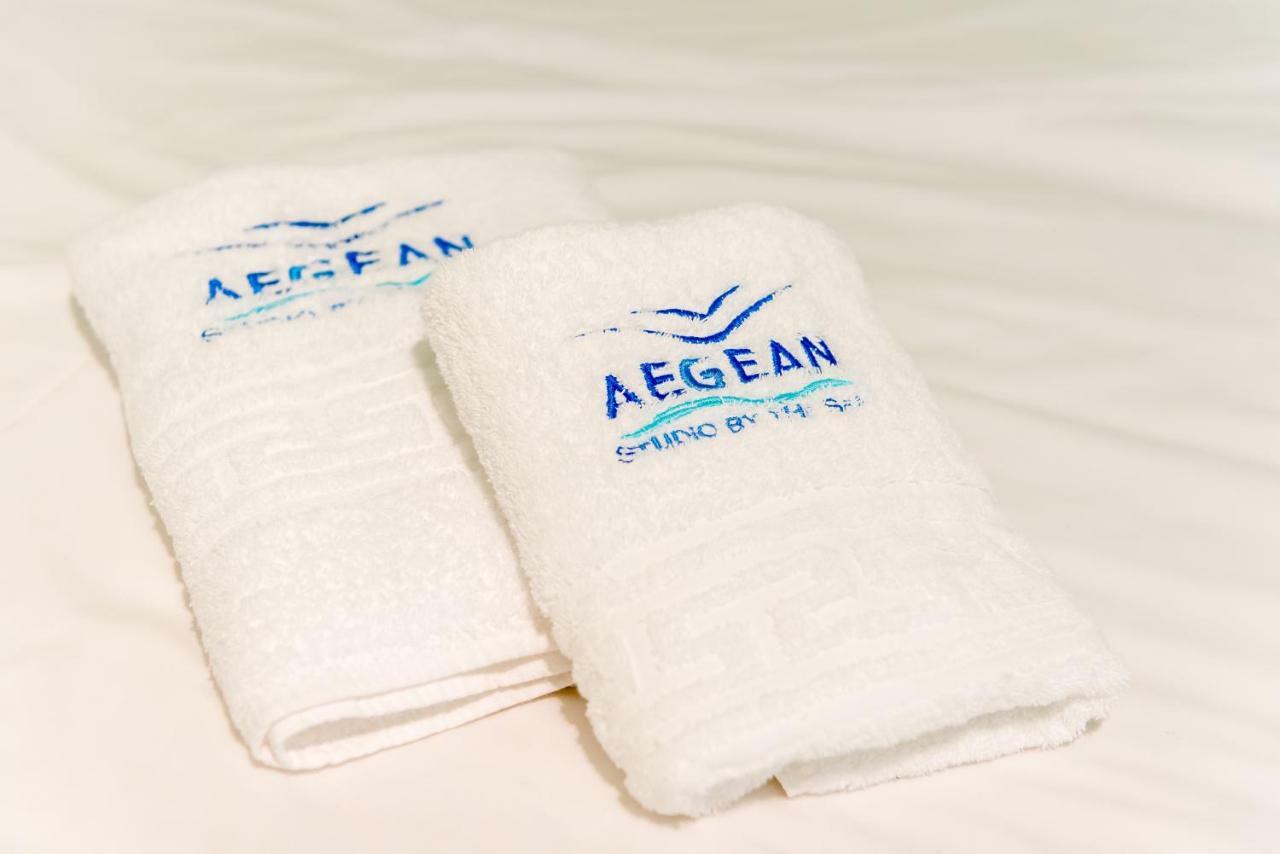 Апартаменты Aegean Studio By The Sea Переа Экстерьер фото