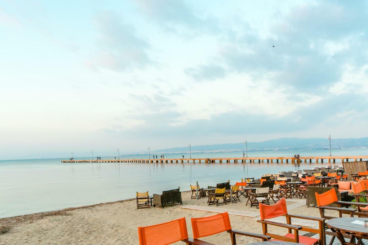 Апартаменты Aegean Studio By The Sea Переа Экстерьер фото